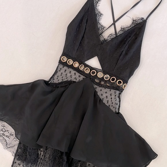 FORMAL BLACK DRESS - Picture 3 of 5